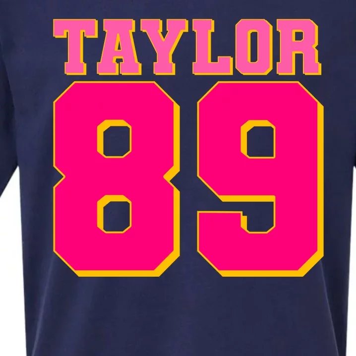 Taylor 89 Football Sports Music Fan Sueded Cloud Jersey T-Shirt