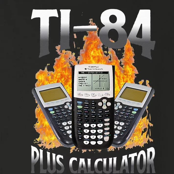 Ti 84 Plus Calculator Funny Math Teacher Toddler Long Sleeve Shirt