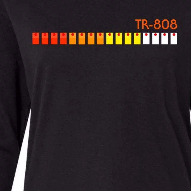 Tr 808 Roland Acid Womens Cotton Relaxed Long Sleeve T-Shirt