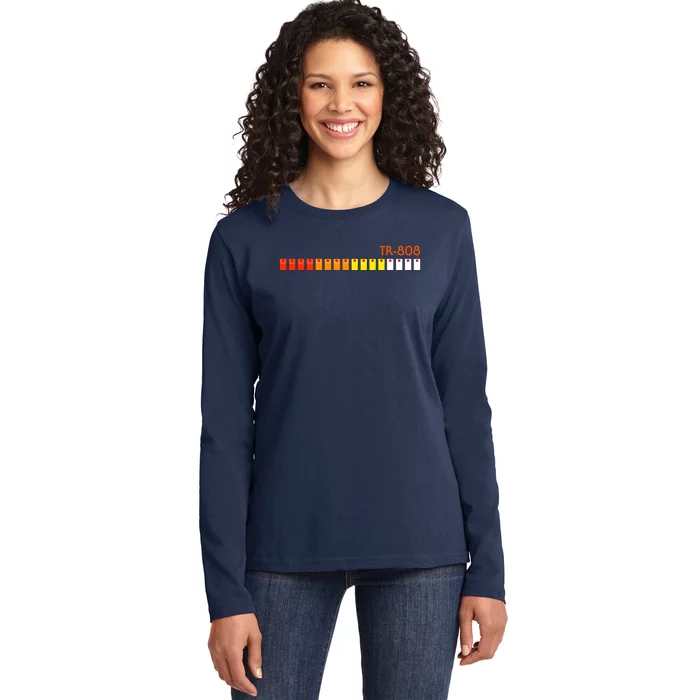 Tr 808 Roland Acid Ladies Long Sleeve Shirt