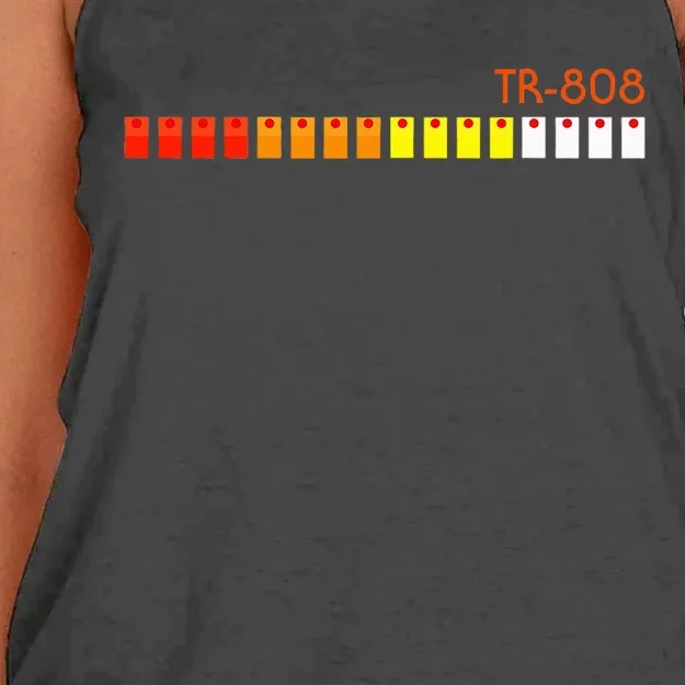 Tr 808 Rolands Women's Knotted Racerback Tank