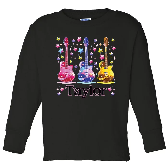 Taylor 80s Toddler Long Sleeve Shirt