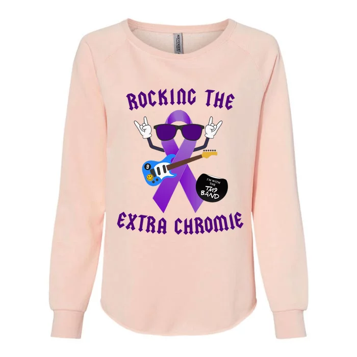 Trisomy 9 Awareness Day Rocking The Extra Chromie Chromosome Womens California Wash Sweatshirt