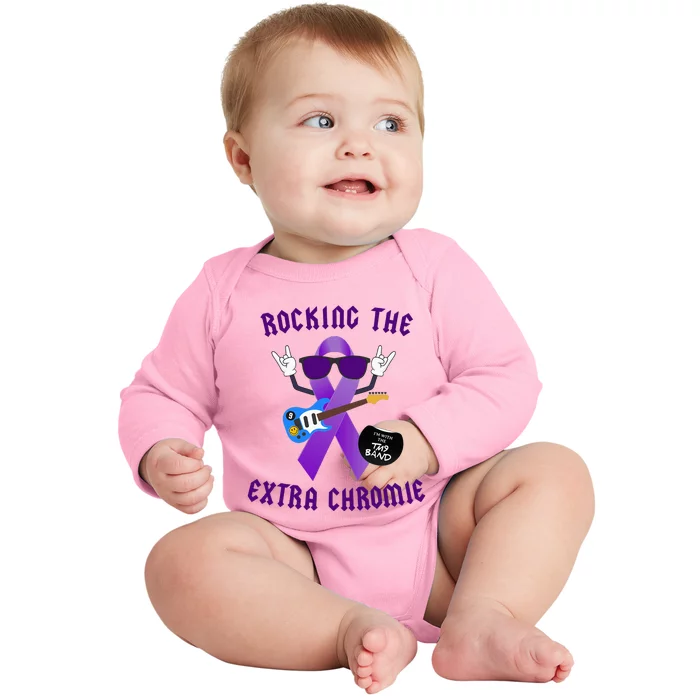 Trisomy 9 Awareness Day Rocking The Extra Chromie Chromosome Baby Long Sleeve Bodysuit