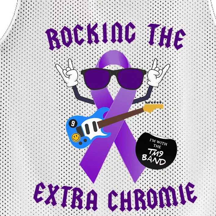 Trisomy 9 Awareness Day Rocking The Extra Chromie Chromosome Mesh Reversible Basketball Jersey Tank