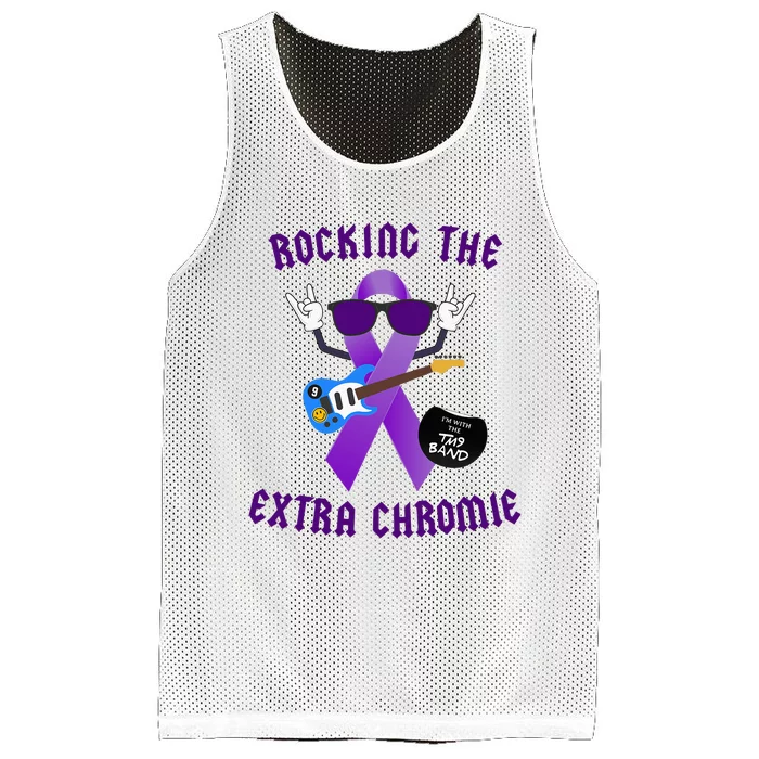 Trisomy 9 Awareness Day Rocking The Extra Chromie Chromosome Mesh Reversible Basketball Jersey Tank