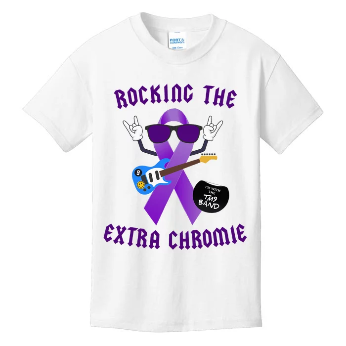 Trisomy 9 Awareness Day Rocking The Extra Chromie Chromosome Kids T-Shirt