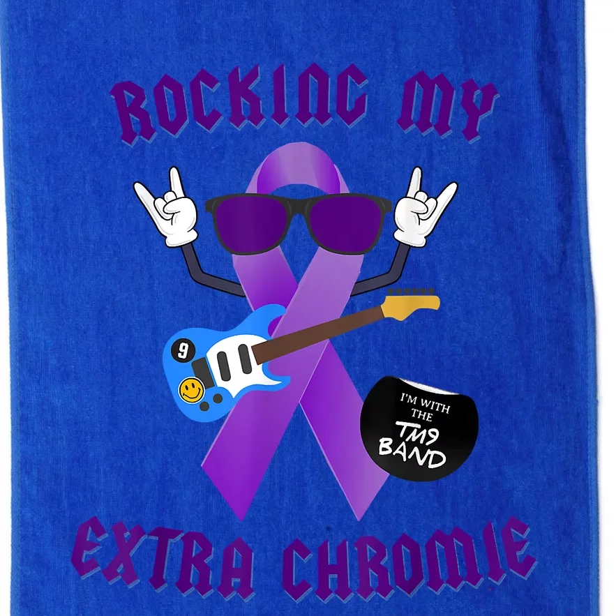 Trisomy 9 Awareness Day Rocking My Extra Chromie Chromosome Platinum Collection Golf Towel