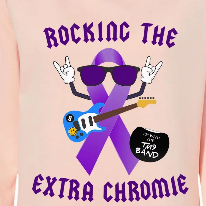 Trisomy 9 Awareness Day Rocking The Extra Chromie Chromosome Womens California Wash Sweatshirt