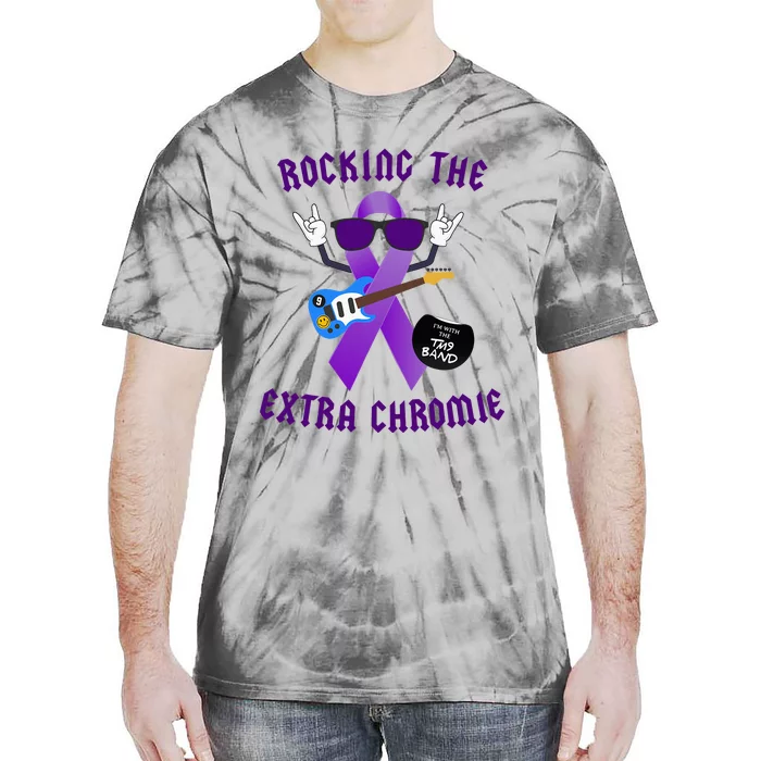 Trisomy 9 Awareness Day Rocking The Extra Chromie Chromosome Tie-Dye T-Shirt