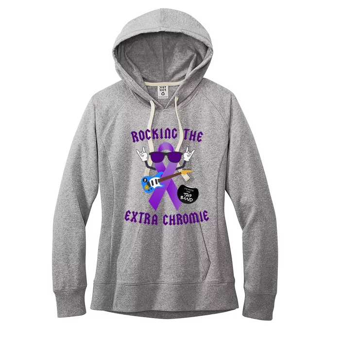 Trisomy 9 Awareness Day Rocking The Extra Chromie Chromosome Women's Fleece Hoodie