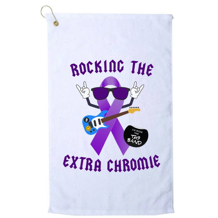 Trisomy 9 Awareness Day Rocking The Extra Chromie Chromosome Platinum Collection Golf Towel