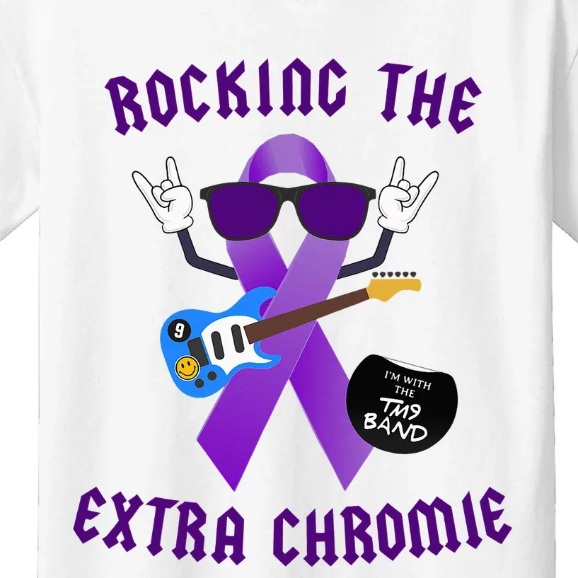 Trisomy 9 Awareness Day Rocking The Extra Chromie Chromosome Kids T-Shirt