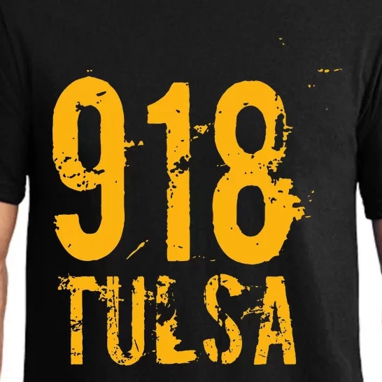 Tulsa 918 Area Code Oklahoma Pajama Set