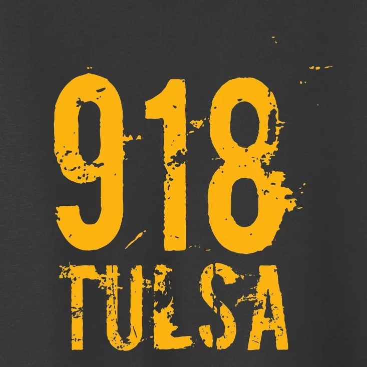 Tulsa 918 Area Code Oklahoma Toddler T-Shirt