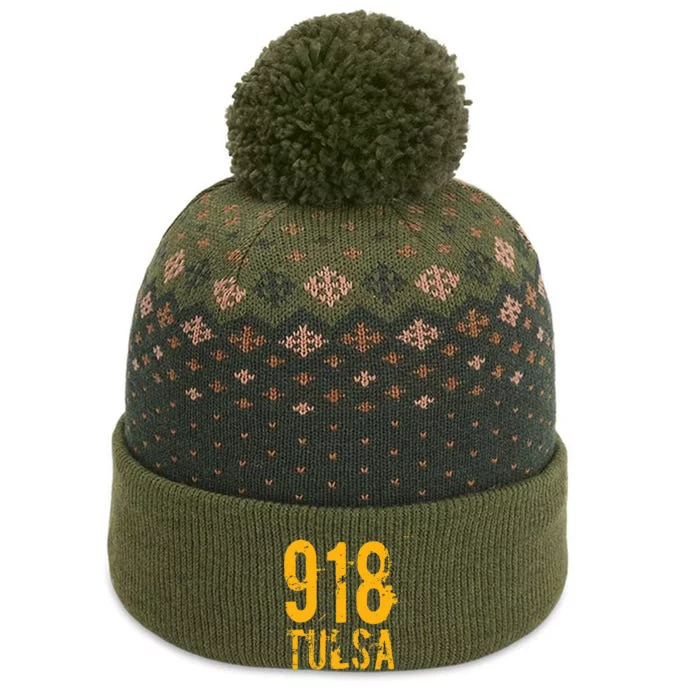 Tulsa 918 Area Code Oklahoma The Baniff Cuffed Pom Beanie