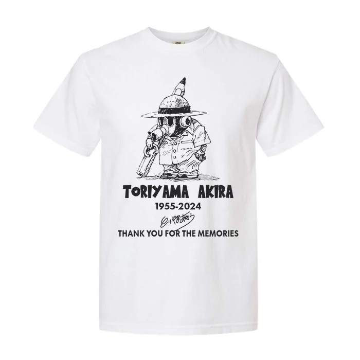 Toriyama Akira 19552024 Thank You For The Memories Garment-Dyed Heavyweight T-Shirt