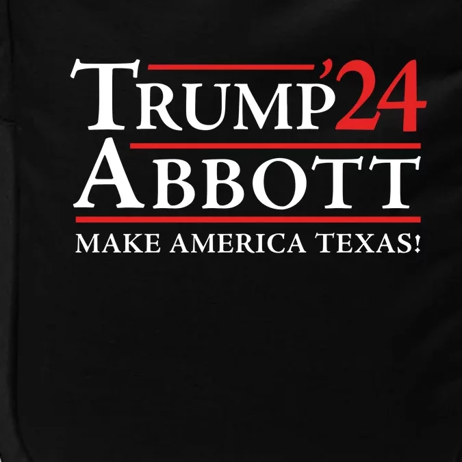 Trump Abbott 2024 Texas Governor Funny Election Impact Tech Backpack