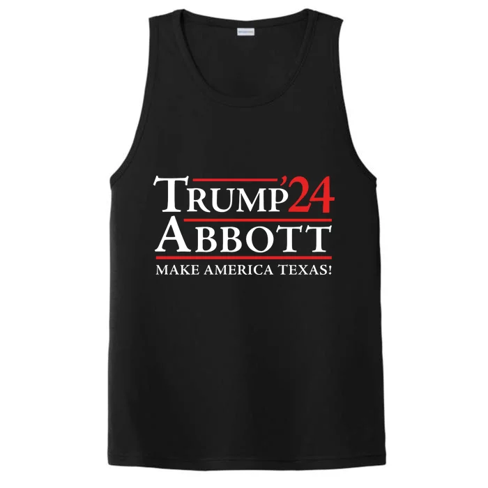 Trump Abbott 2024 Texas Governor Funny Election Performance Tank