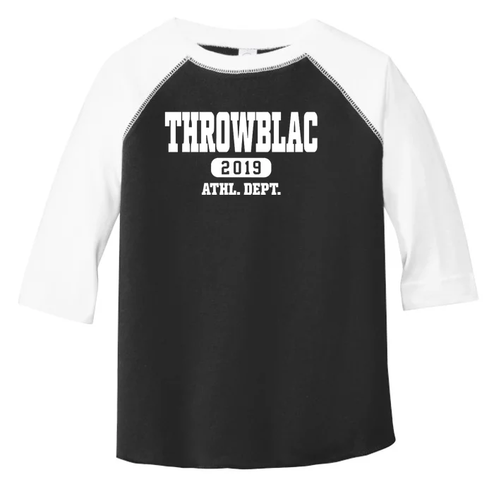 Throwblac Athl.Dept 2019 Toddler Fine Jersey T-Shirt