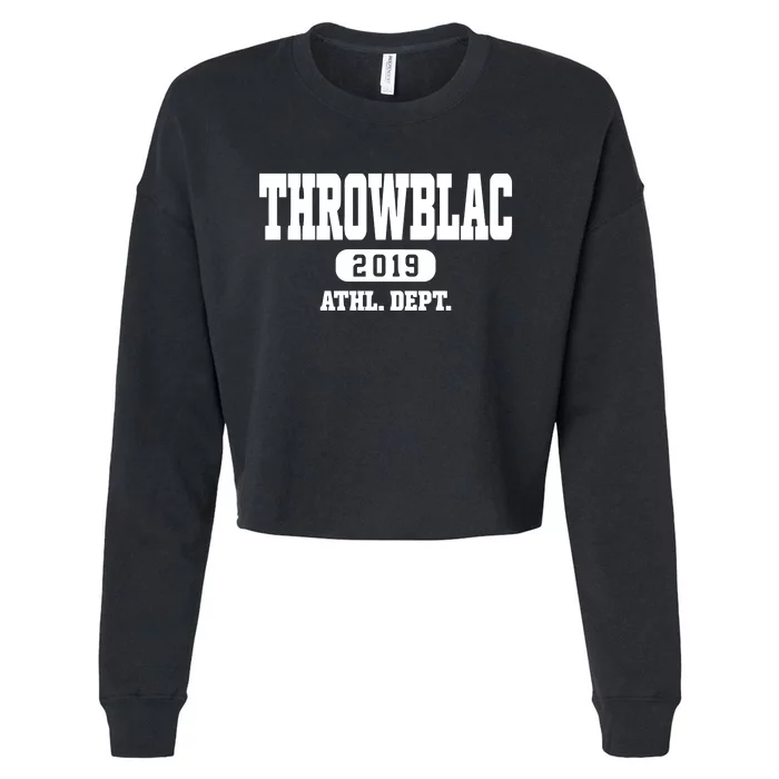 Throwblac Athl.Dept 2019 Cropped Pullover Crew