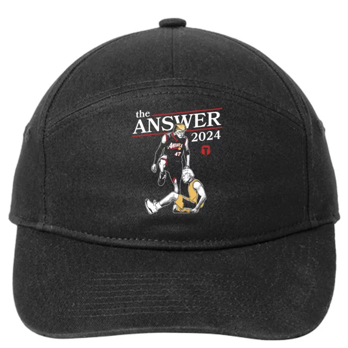 The Answer 2024 7-Panel Snapback Hat