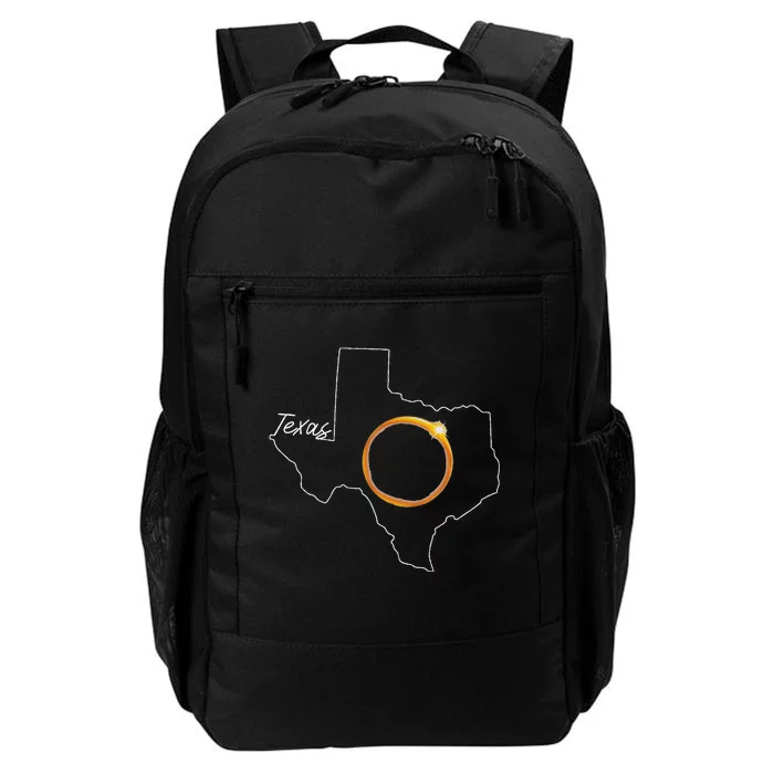 Texas April 8 Total Solar Eclipse Usa Map Totality Daily Commute Backpack