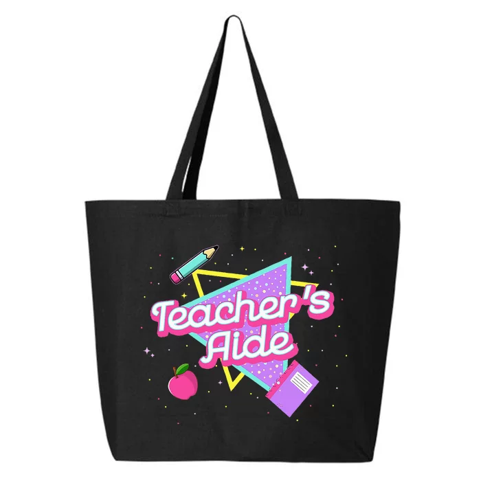 Teachers Aide 80s 90s Back To School 25L Jumbo Tote