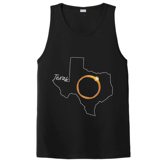 Texas April 8 Total Solar Eclipse Usa Map Totality Performance Tank