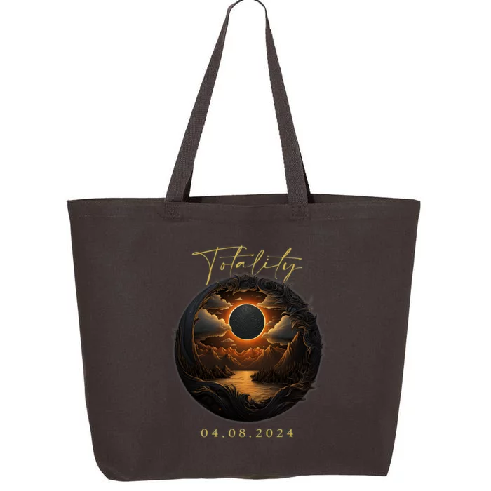 Totality April 8 2024 Total Solar Eclipse America 25L Jumbo Tote