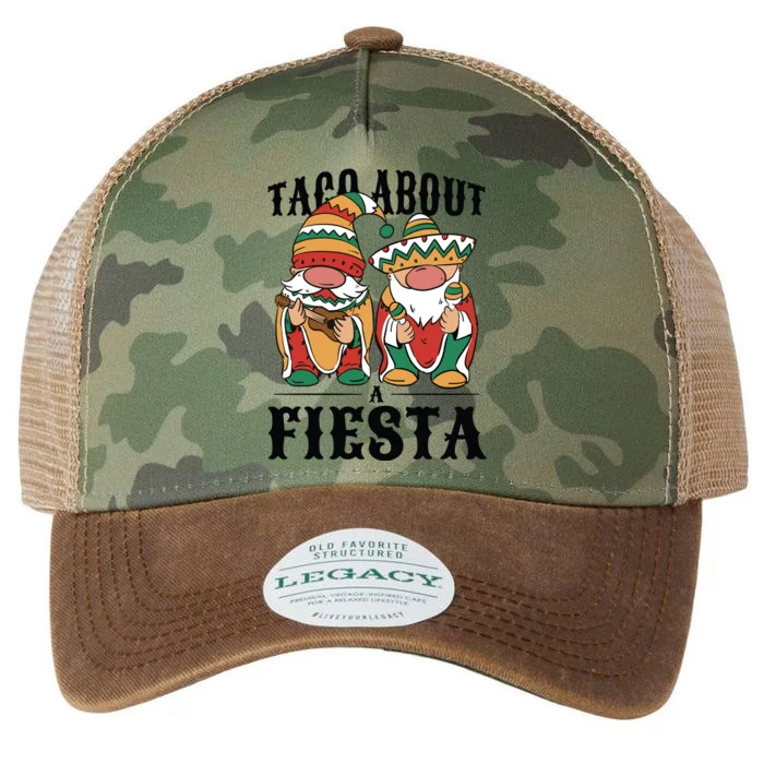 Taco About A Fiesta Gnomes Legacy Tie Dye Trucker Hat