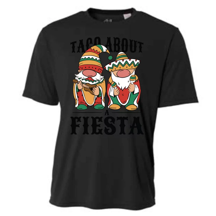 Taco About A Fiesta Gnomes Cooling Performance Crew T-Shirt