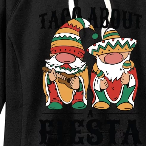 Taco About A Fiesta Gnomes Women's Fleece Hoodie