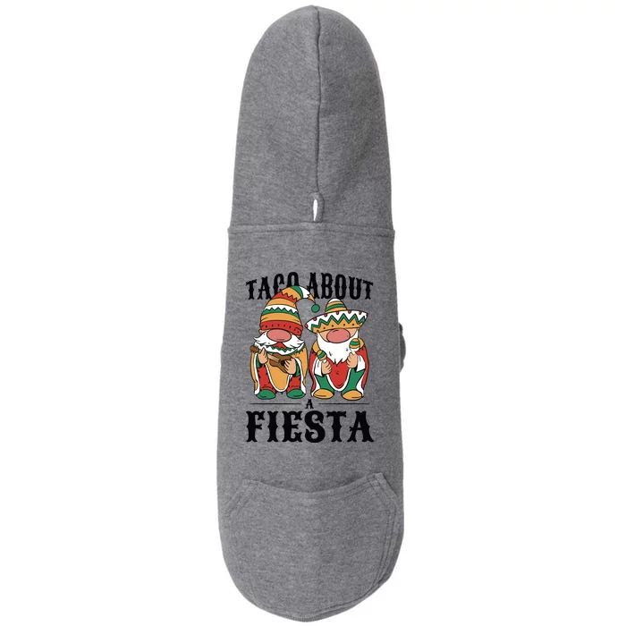 Taco About A Fiesta Gnomes Doggie 3-End Fleece Hoodie