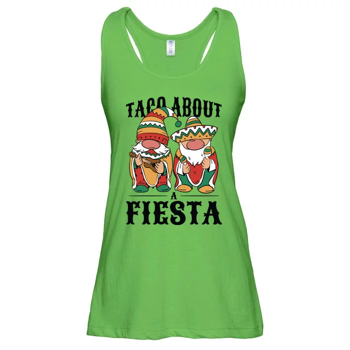 Taco About A Fiesta Gnomes Ladies Essential Flowy Tank