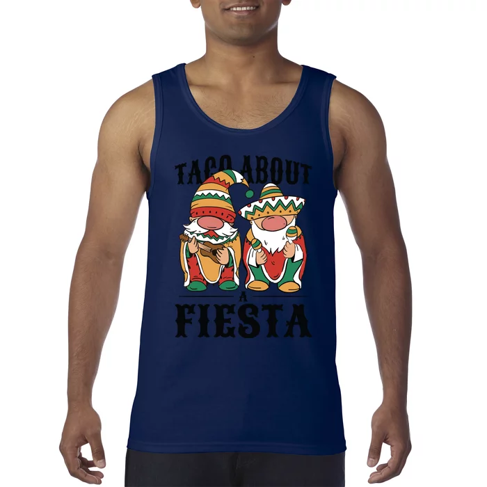 Taco About A Fiesta Gnomes Tank Top