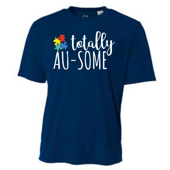 Totally Awesome Autism Awareness Cooling Performance Crew T-Shirt