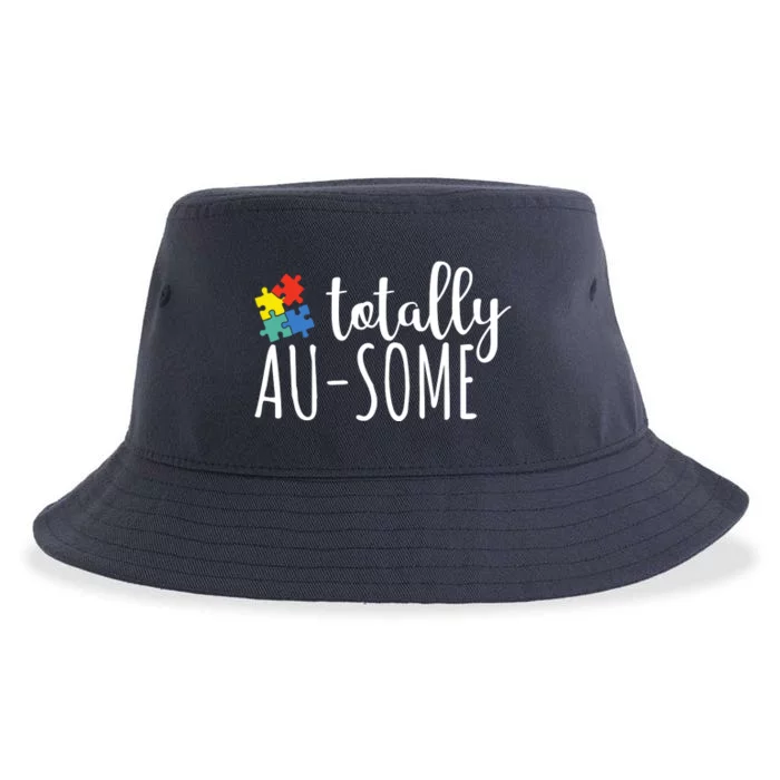 Totally Awesome Autism Awareness Sustainable Bucket Hat