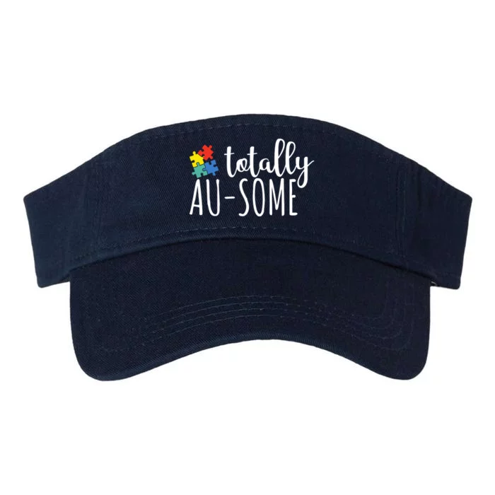 Totally Awesome Autism Awareness Valucap Bio-Washed Visor