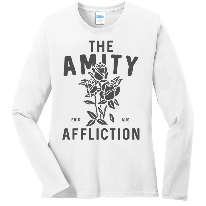 The Amity Affliction Bouquet Bris Aus Ladies Long Sleeve Shirt