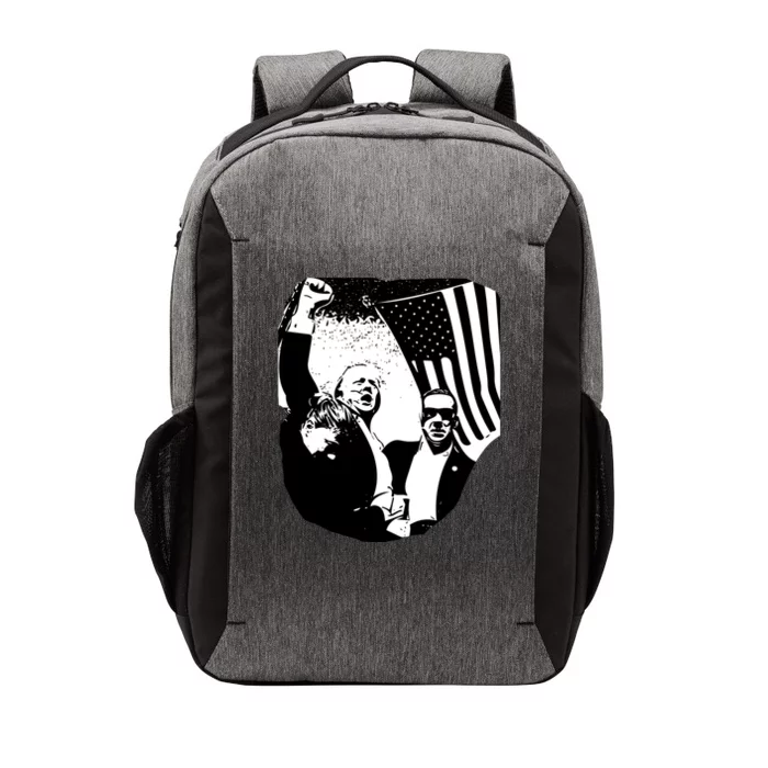 Trump Assassination Attempt Photo 2024 Trump Iconic Vector Backpack