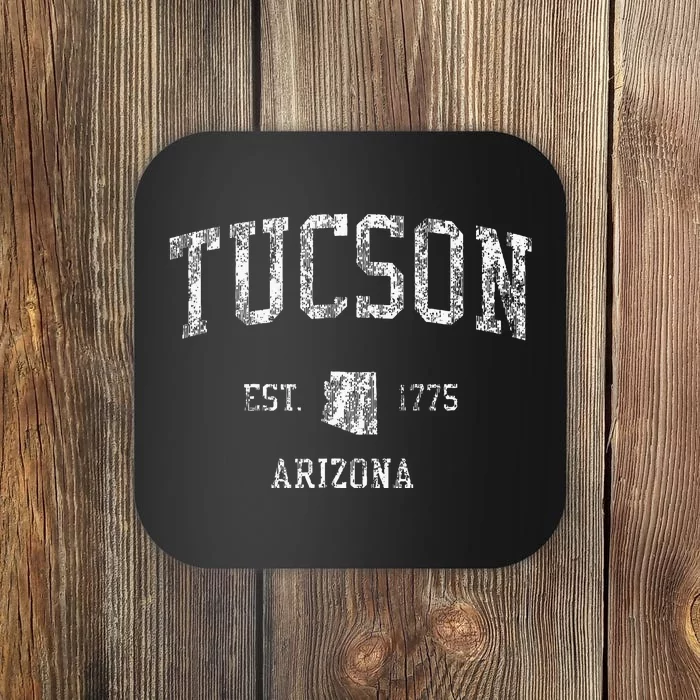 Tucson Arizona AZ Vintage Sports Design Retro Coaster