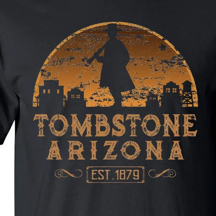 Tombstone Arizona Az Wild West Gunfighter Tall T-Shirt