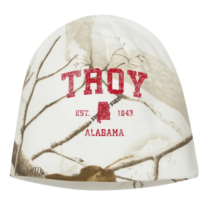 Troy Alabama Al Vintage Sports Design Kati - Camo Knit Beanie