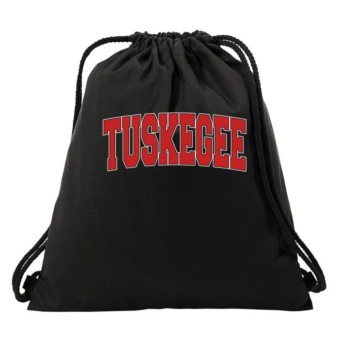 Tuskegee Al Alabama Varsity Style Usa Vintage Sports Drawstring Bag