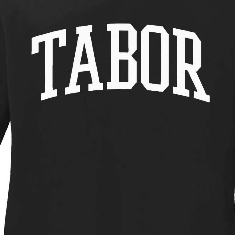 Tabor Athletic Arch College University @ Alumni Ladies Long Sleeve Shirt