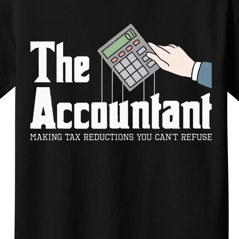 The Accountant Auditor Bookkeeper Bookkeeping Taxation Kids T-Shirt