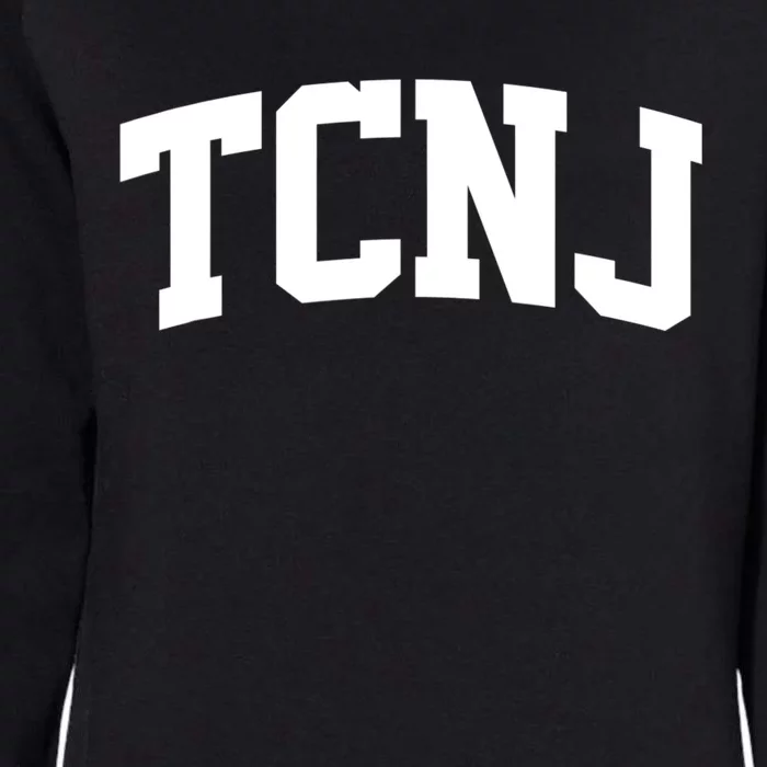 TCNJ Athletic Arch College University Womens California Wash Sweatshirt