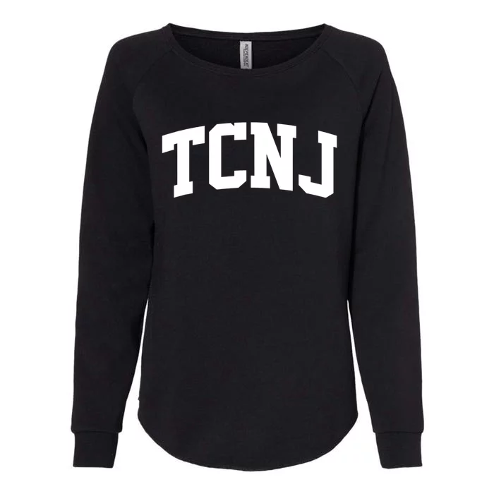 TCNJ Athletic Arch College University Womens California Wash Sweatshirt