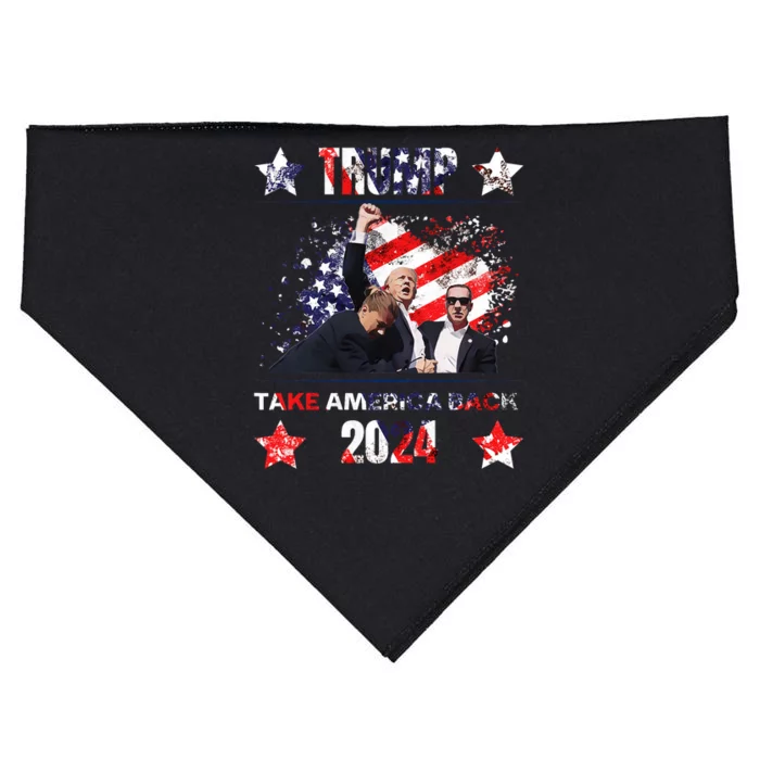 Trump Assassination Attempt 2024 USA-Made Doggie Bandana